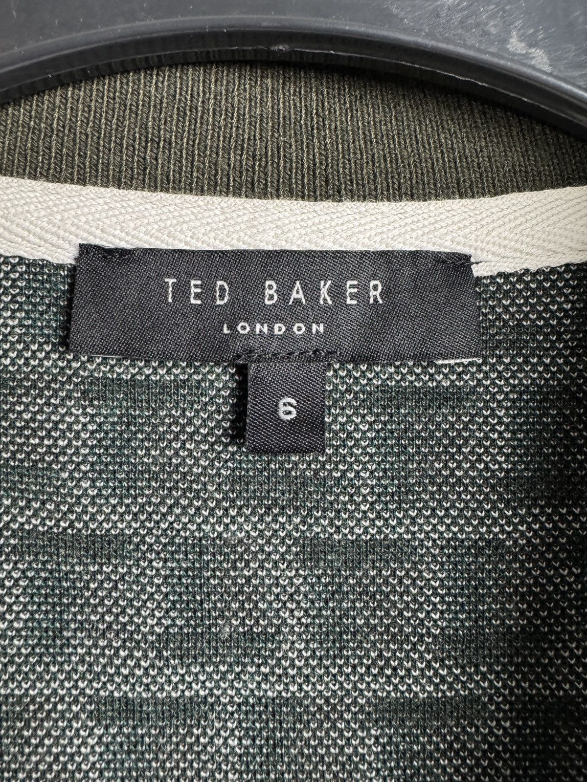 Ted Baker Ted Baker Geometric All-Over Print Polo Shirt Short Sleeve Size US XXL / EU 58 / 5 - 6 Thumbnail