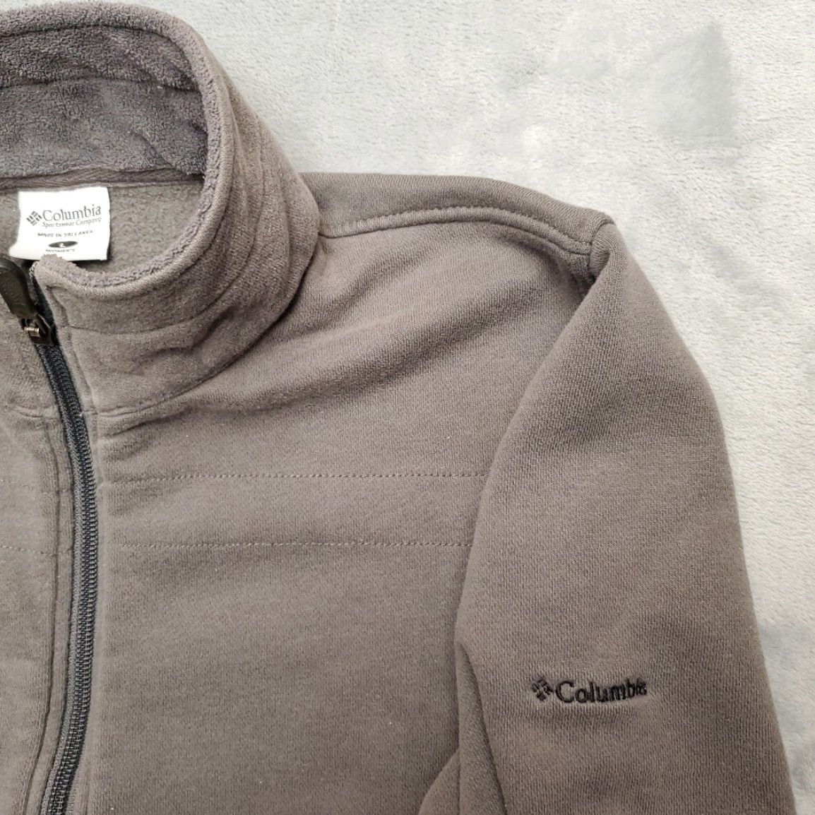 Vintage VINTAGE Columbia Jacket Womens L Gray Full Zip Fleece Casual Hike Camp outdoor Gorp Size L / US 10 / IT 46 - 4 Thumbnail