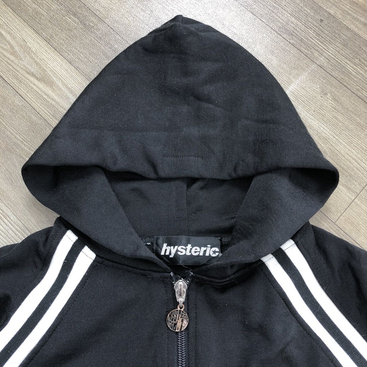Hysteric Glamour 1990s Hysteric Glamour HG Spell Out Logo Zip Hoodie Size US S / EU 44-46 / 1 - 12 Thumbnail