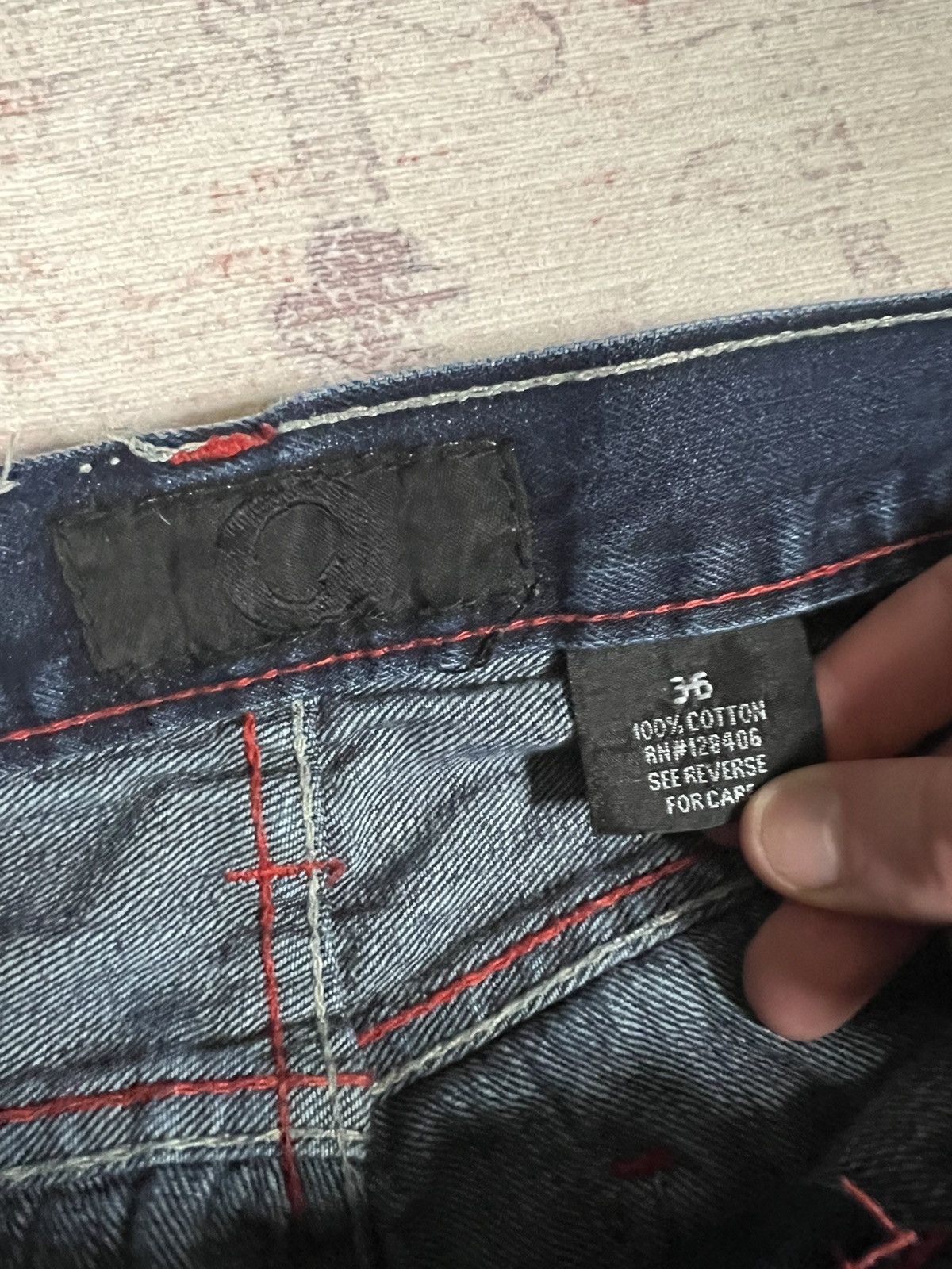 Vintage Vintage Y2K South Pole Styled Baggy ‘Q’ Denim Jean Pants Size US 36 / EU 52 - 4 Thumbnail
