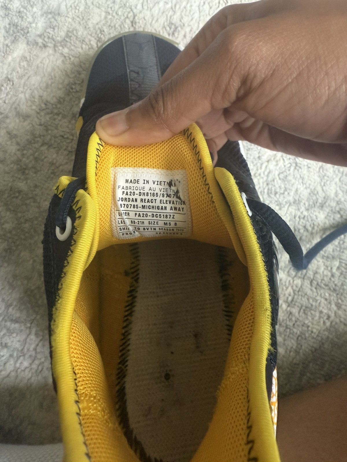 Jordan Brand Michigan PE’s Size US 8 / EU 41 - 5 Thumbnail