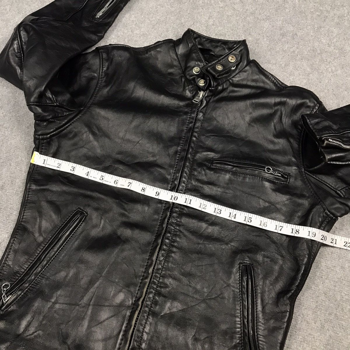 If Six Was Nine × Schott Schott leather jacket biker style punk black jacket Size US S / EU 44-46 / 1 - 14 Thumbnail