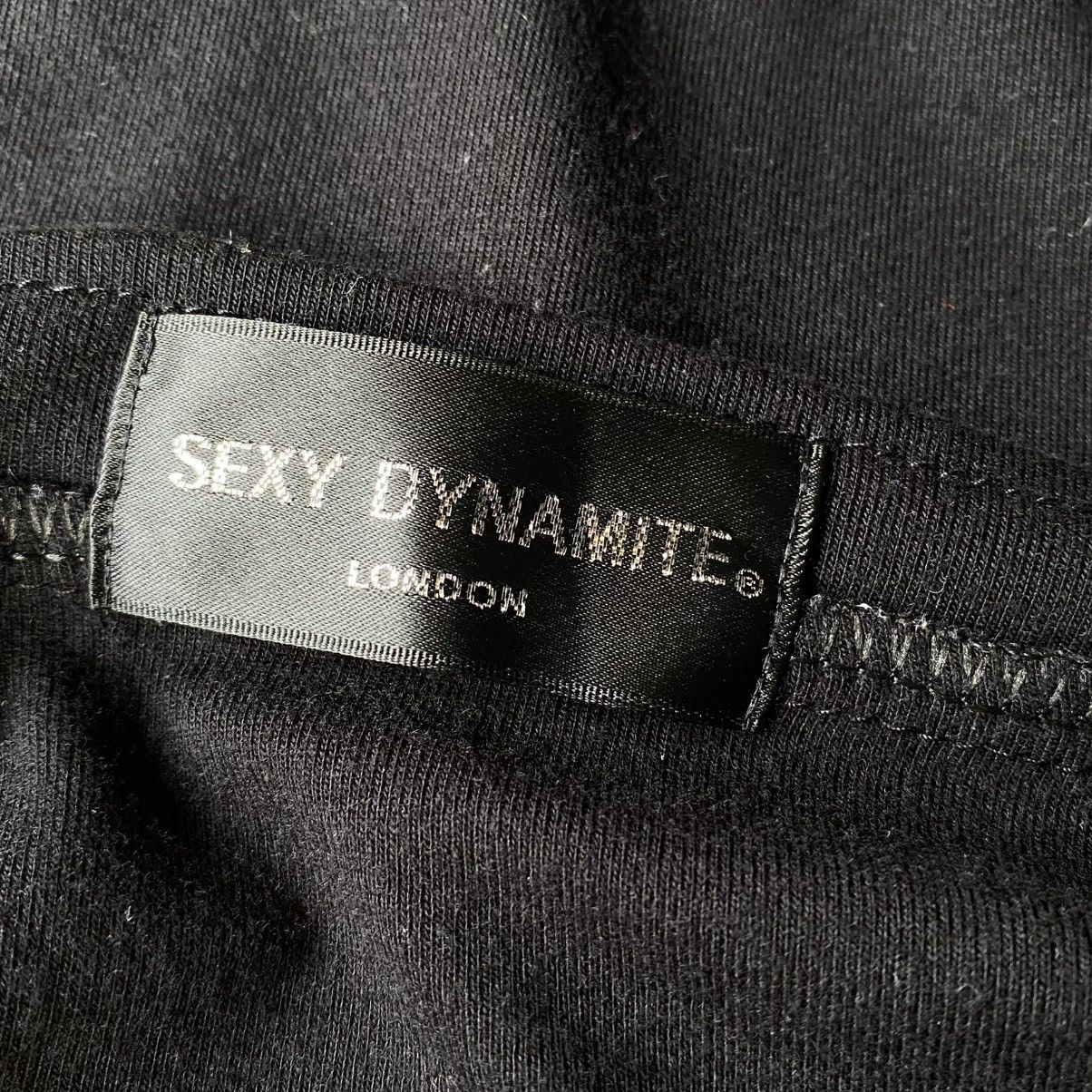 Japanese Brand × Seditionaries SEXY DYNAMITE. Black Mini Dress with Zipper Detail Size M / US 6-8 / IT 42-44 - 5 Thumbnail