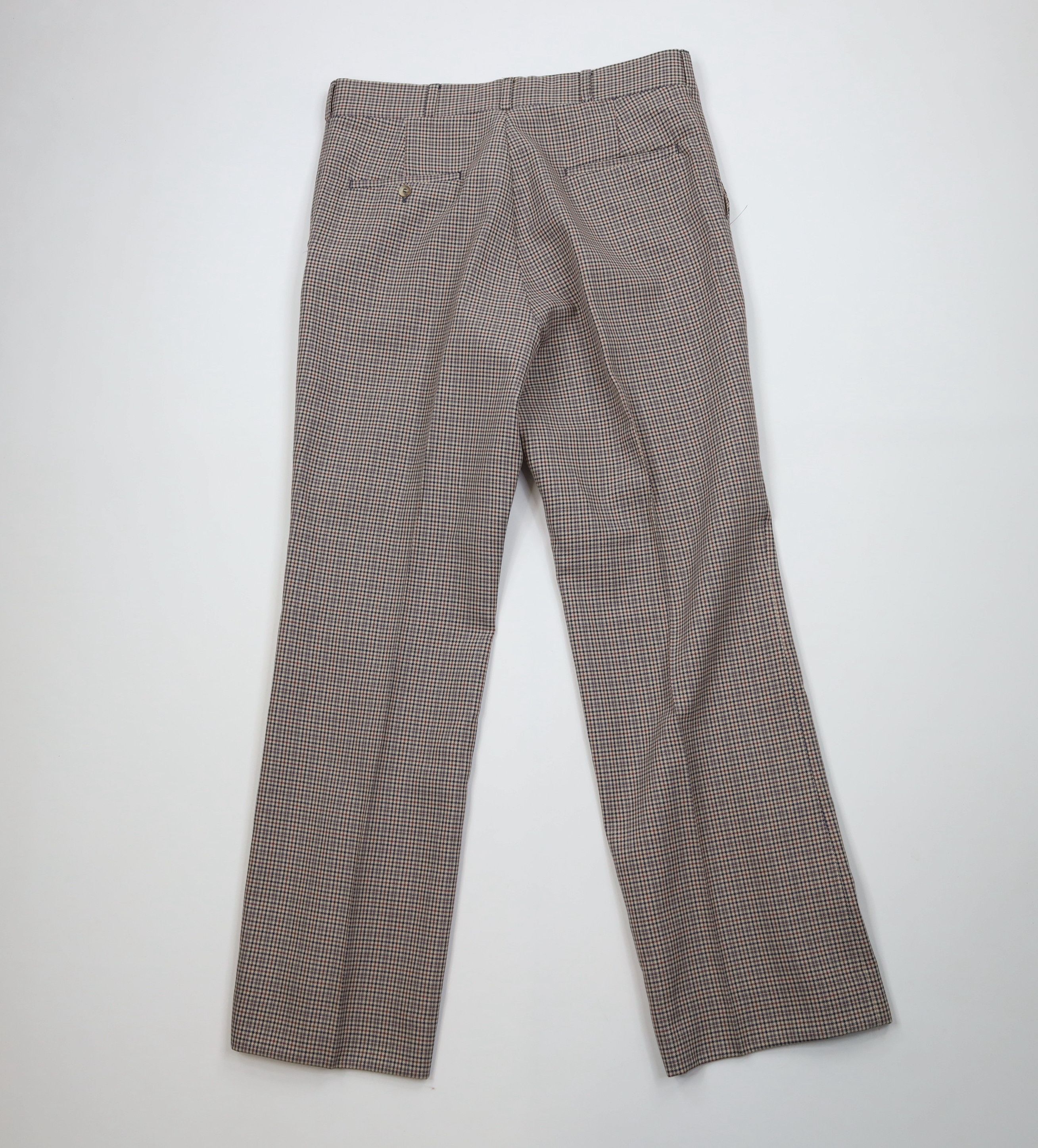 Vintage Vintage 70s Streetwear Plaid Knit Bell Bottoms Chino Pants Size US 34 / EU 50 - 9 Thumbnail