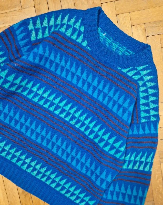 Vintage Vintage wool oversize sweater 90s japan avant garde Size US XL / EU 56 / 4 - 2 Thumbnail