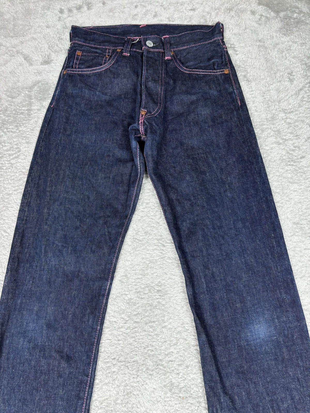 Evisu Evisu Pink Daicock Denim. S058 Size 26" / US 2 / IT 38 - 3 Thumbnail