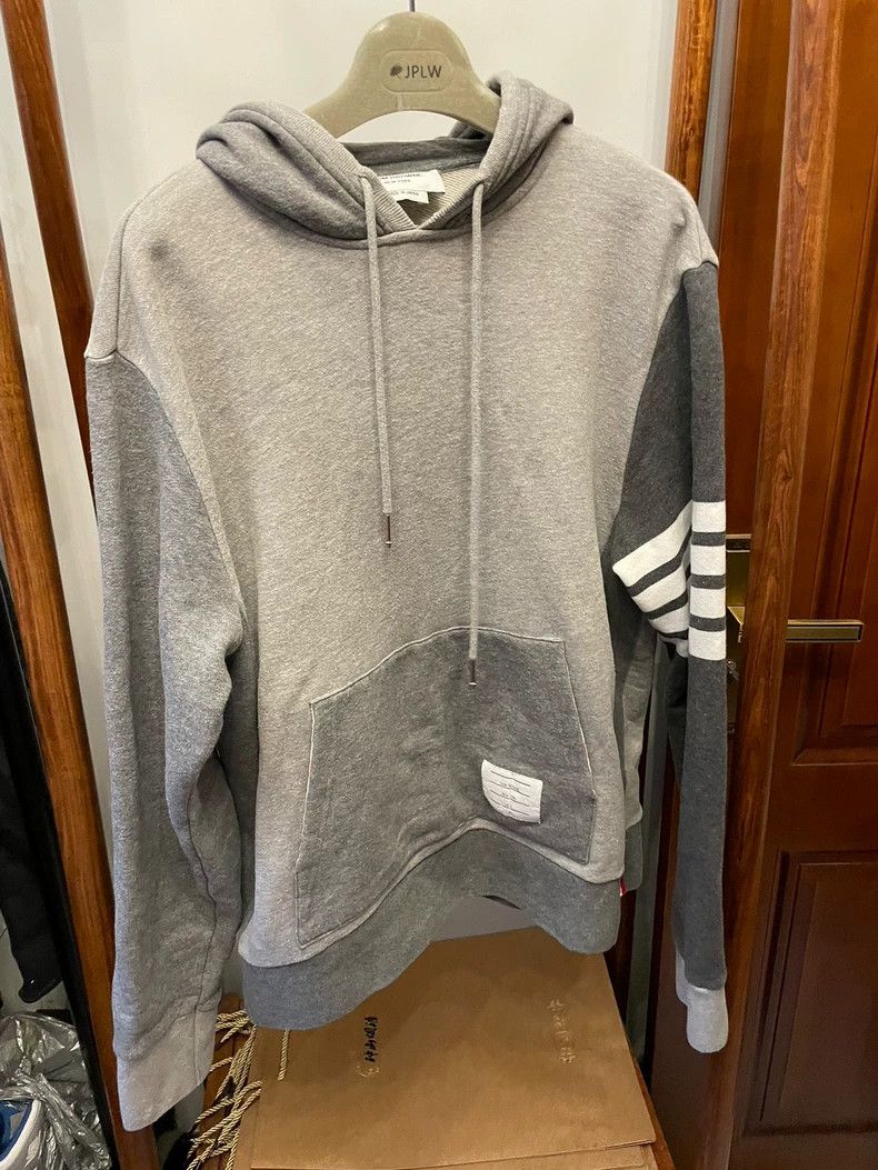 Thom Browne Thom Browne Grey hoodie Size US M / EU 48-50 / 2 - 2 Thumbnail