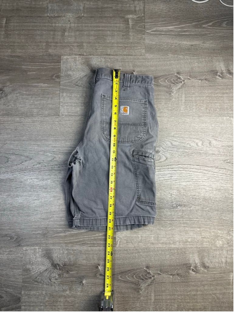 Carhartt Men's Distressed Carhartt Grey Cargo Shorts 34 Size US 34 / EU 50 - 3 Thumbnail