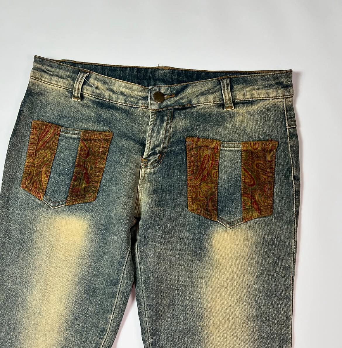 If Six Was Nine 2000s Hysteric Hybrid Wide Flare Bootcut Jeans y2k Lgb Size US 30 / EU 46 - 3 Thumbnail
