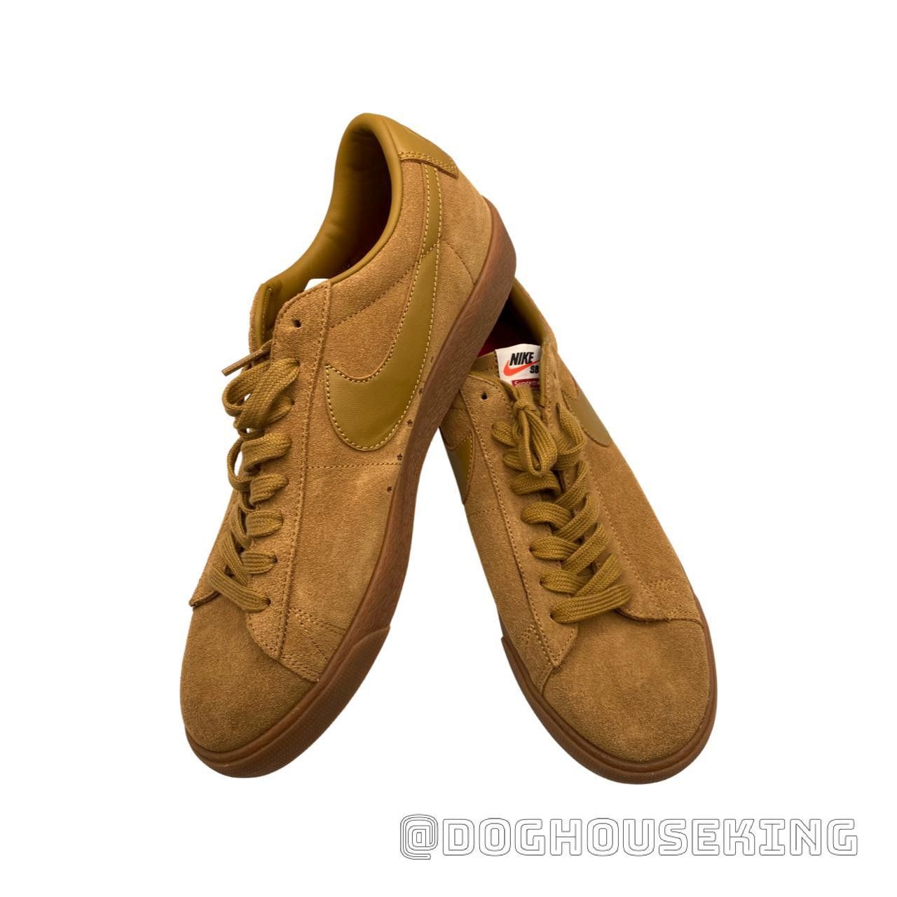 Nike × Supreme Supreme x Nike SB Blazer Low GT 'Golden Beige' 2016 Size US 12 / EU 45 - 5 Thumbnail
