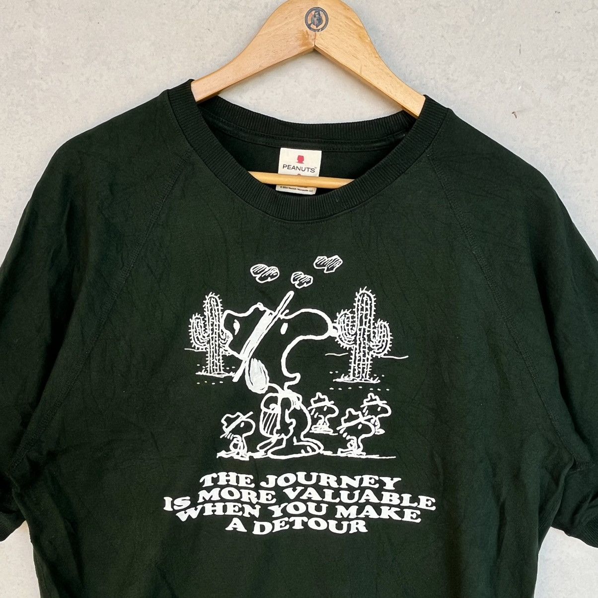 Other Vintage Gu Snoopy Green Graphic Tee Size S Size US L / EU 52-54 / 3 - 4 Thumbnail