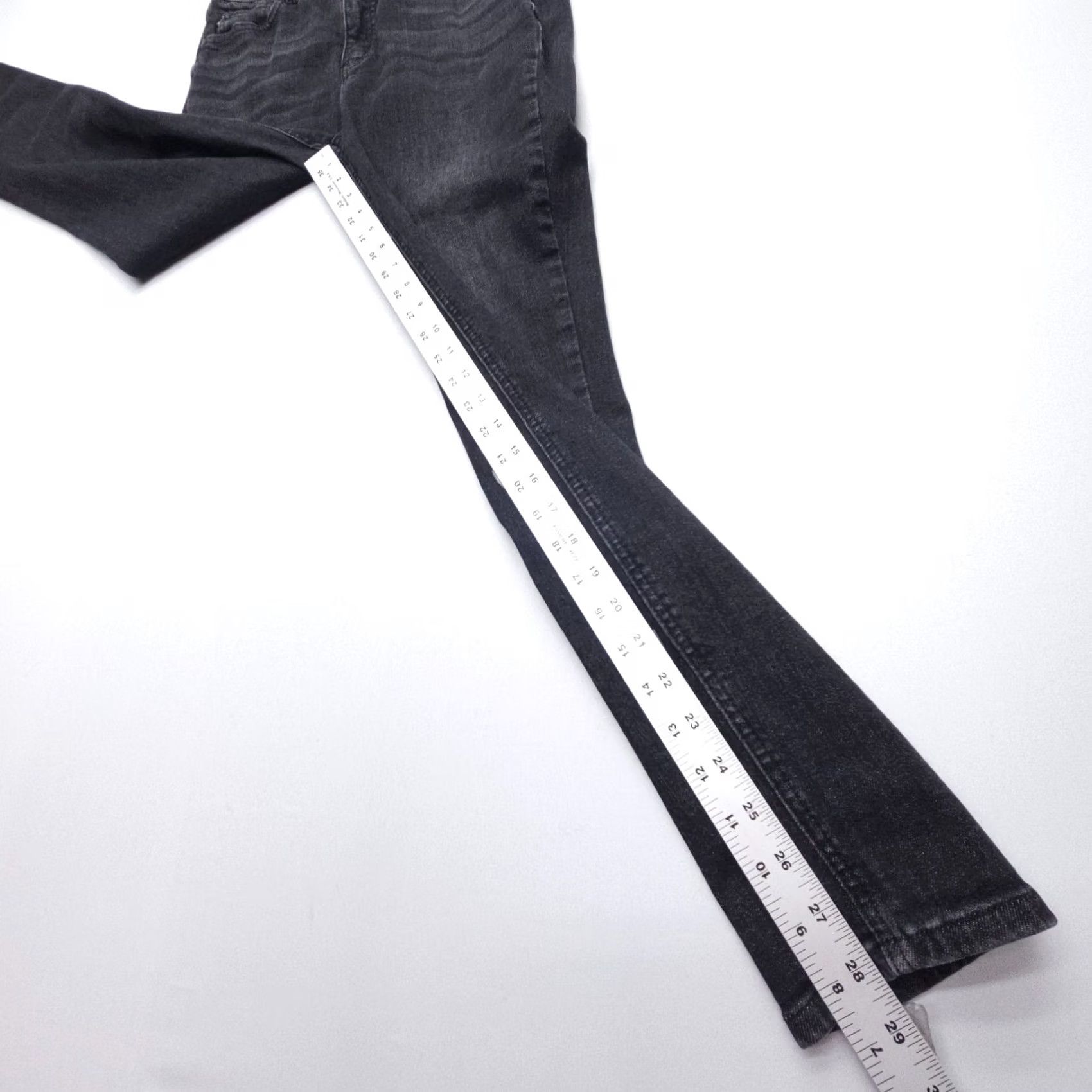 Vintage Judy Blue Skinny Fit Jeans Womens 9 29 High Rise Black Stretch Denim 28" Insm Size 29" - 6 Thumbnail