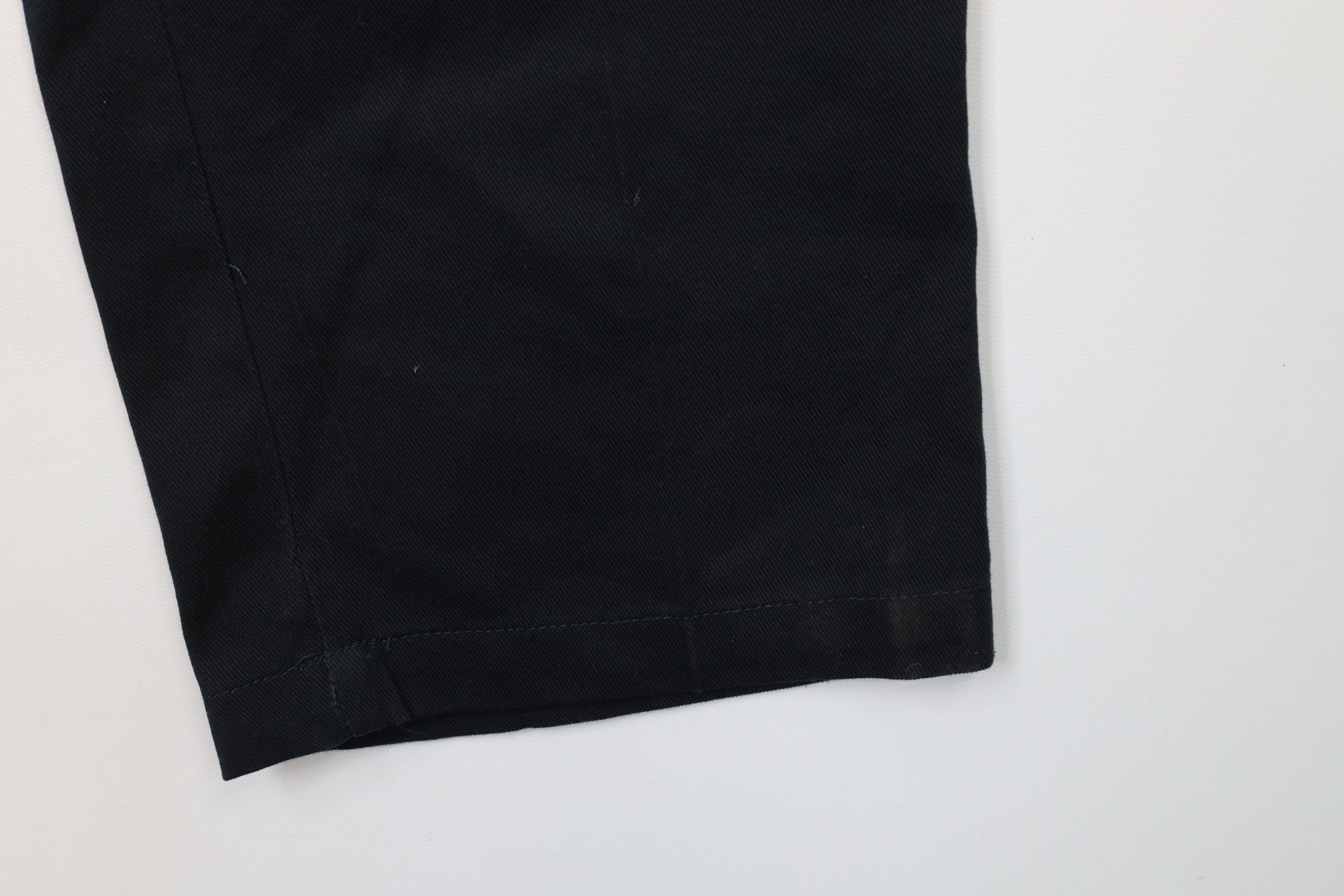 Dickies × Vintage Vintage Y2K Dickies Spell Out Wide Leg Workwear Pants Black Size US 36 / EU 52 - 5 Thumbnail