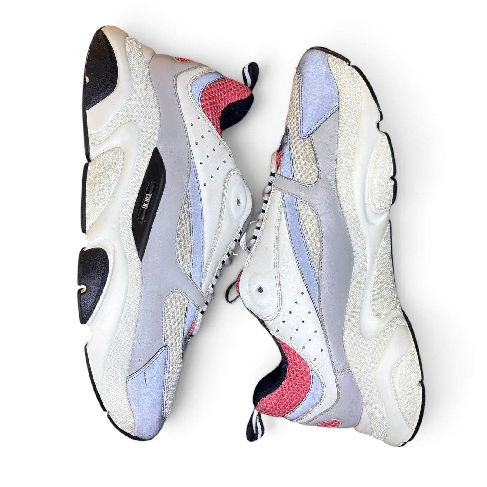 Dior Dior B22 Low Top Pink / White Sneakers | Size 46 (13US) Size US 13 / EU 46 - 1 Thumbnail