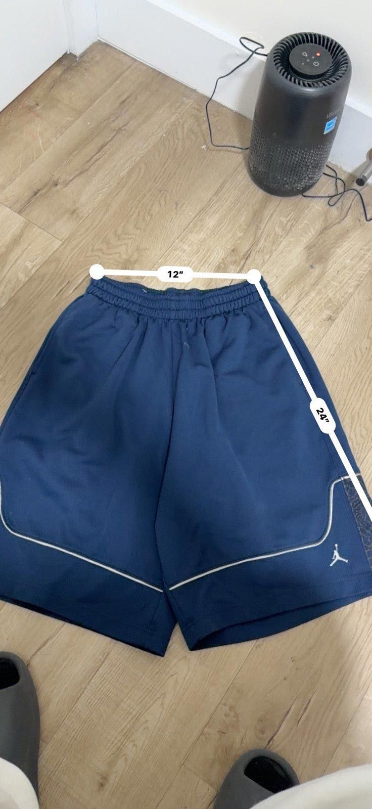 Jordan Brand Navy Blue Nike Jordan Elephant/Cat Print Shorts Mens XL Y2K Size US 36 / EU 52 - 9 Thumbnail