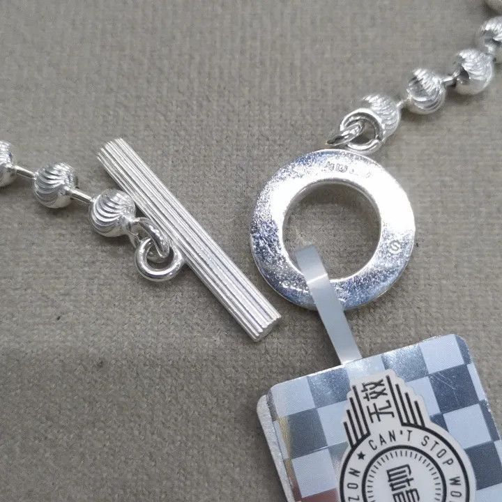 Gucci Gucci Boule Beaded 925 Silver Necklace-2507 Size ONE SIZE - 4 Thumbnail