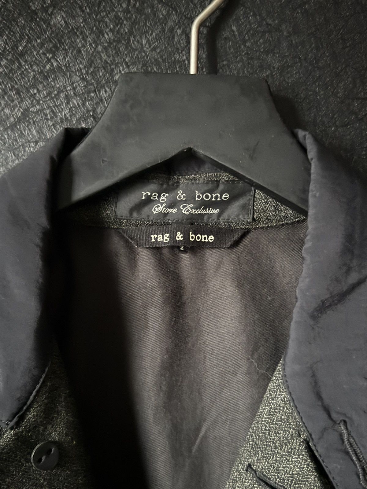 Rag & Bone Rare Rag & Bone Herringbone Rain Labcoat (Gently Worn) Size US S / EU 44-46 / 1 - 4 Thumbnail