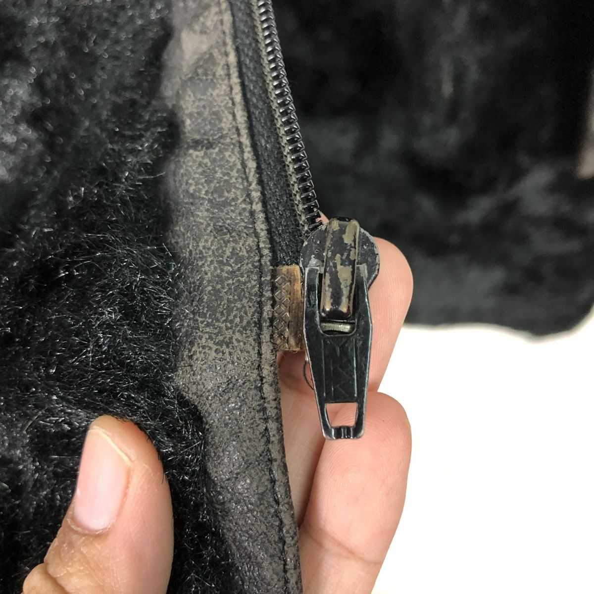 Japanese Brand 🔥VINTAGE GENUINE LEATHER JACKET MINK FUR BLANKET UNBRANDED Size US M / EU 48-50 / 2 - 18 Thumbnail