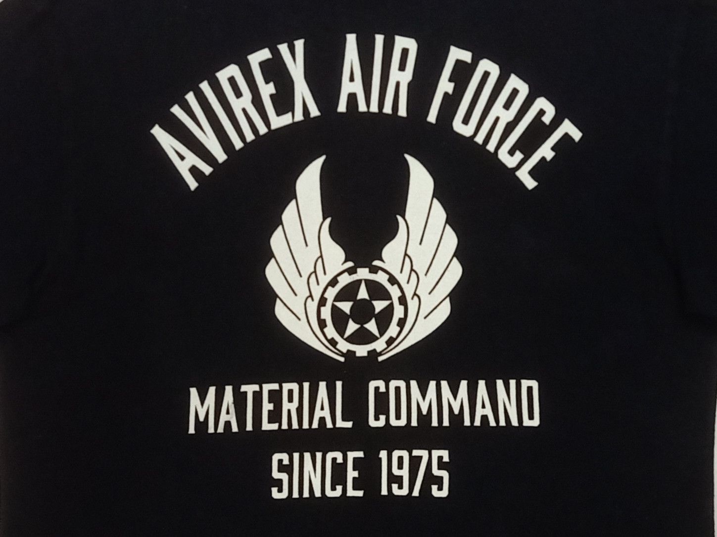 Avirex AVIREX Air Force Big Logo Spell Out Black L Size T-Shirt Size US L / EU 52-54 / 3 - 6 Thumbnail