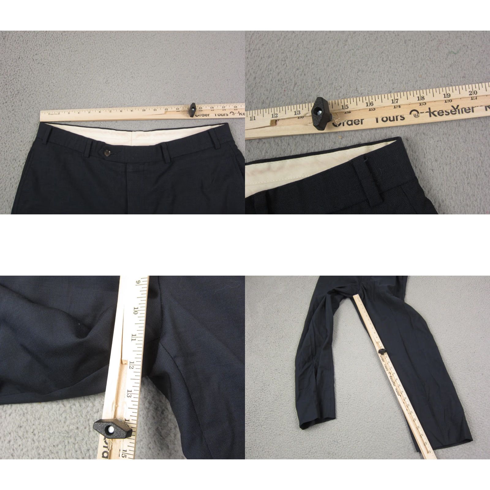 Brooks Brothers Brooks Brothers Pants Mens Regular 36x30 Blue Wool Dress Pants 90s Straight Front Slacks Dressy Formal Summer Fall Winter Spring Men Size US 36 / EU 52 - 8 Thumbnail