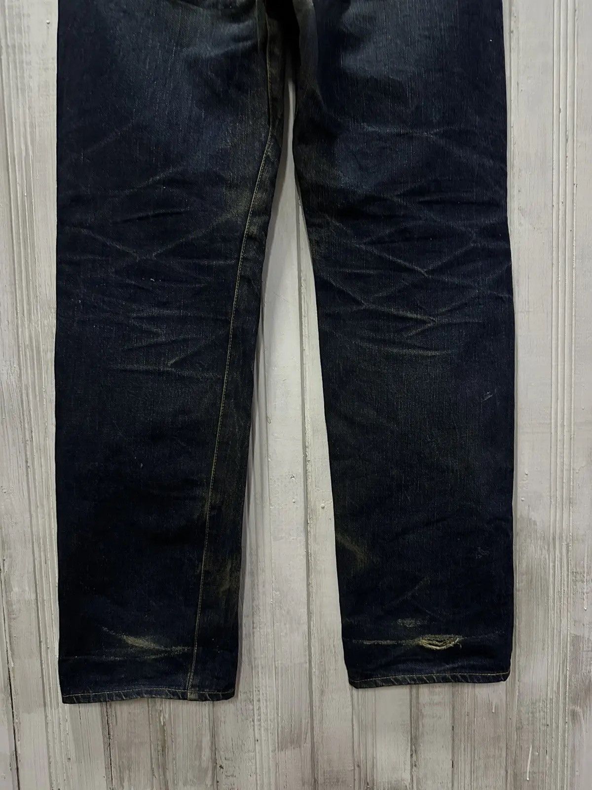 Kamikaze Attack SICKSS! Redline KAMIKAZE ATTACK Selvedge Mudwash Denim Pants Size US 35 - 14 Thumbnail