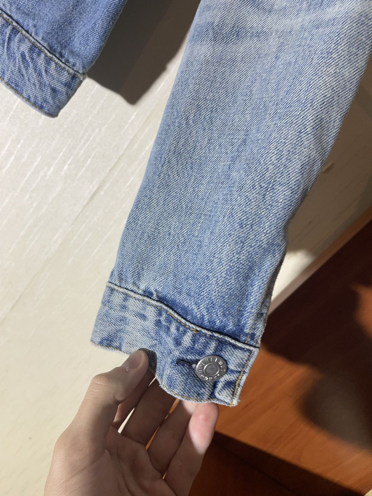 Helmut Lang × Japanese Brand Helmut Lang Japanese vintage archive denim jacket Size S / US 4 / IT 40 - 7 Thumbnail