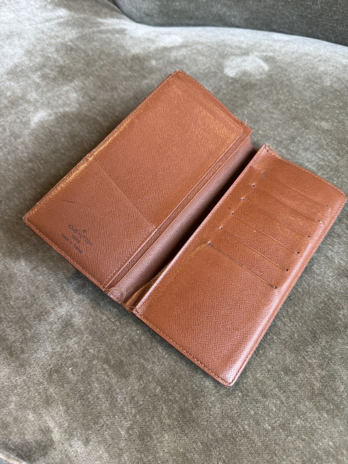 Louis Vuitton Vintage Louis Vuitton Monogram Brown Long Bi-Fold Wallet Size ONE SIZE - 6 Thumbnail