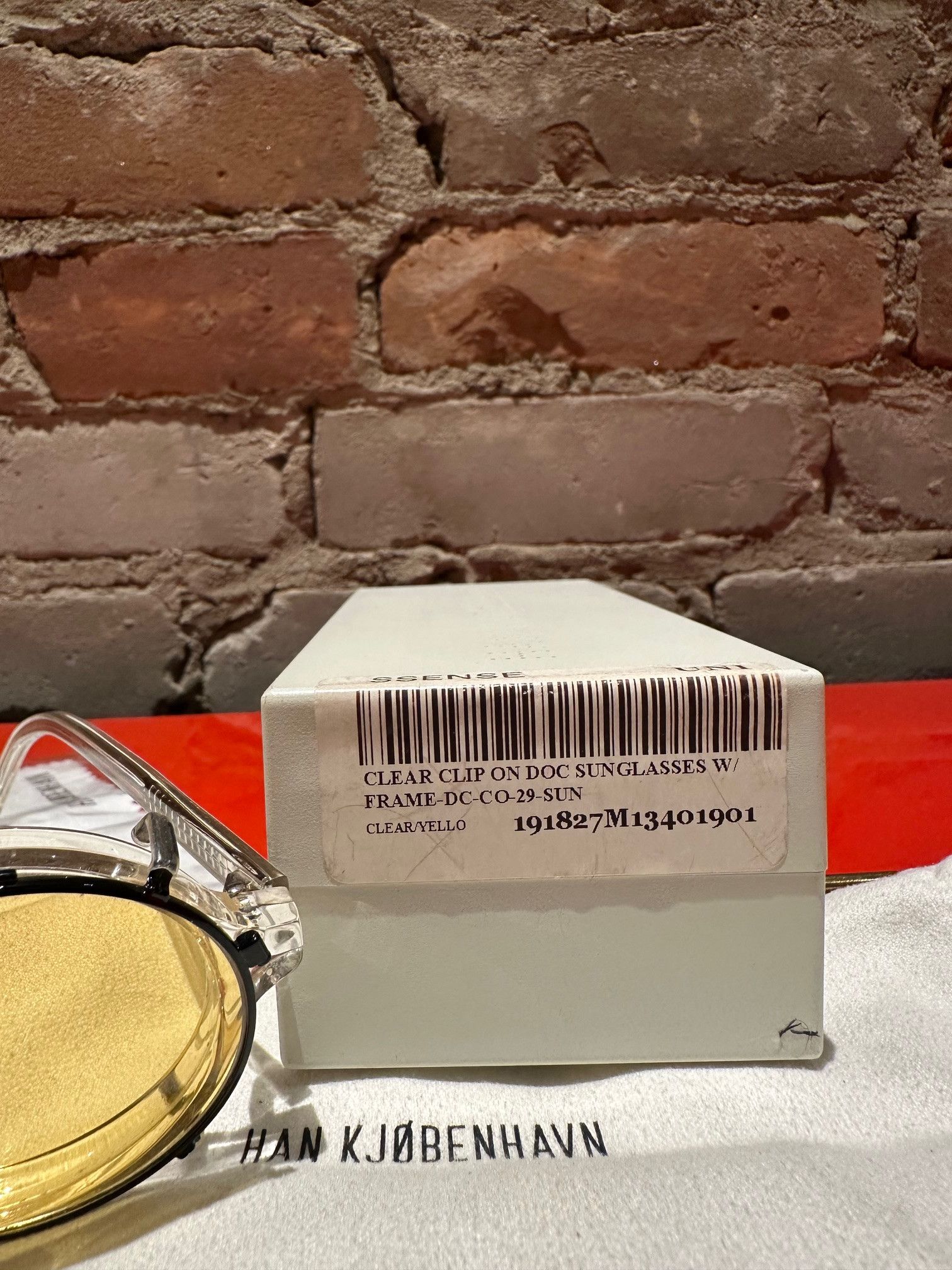 Han Kjobenhavn Han Kjøbenhavn Clear Clip-On DOC Sunglasses Size ONE SIZE - 7 Thumbnail