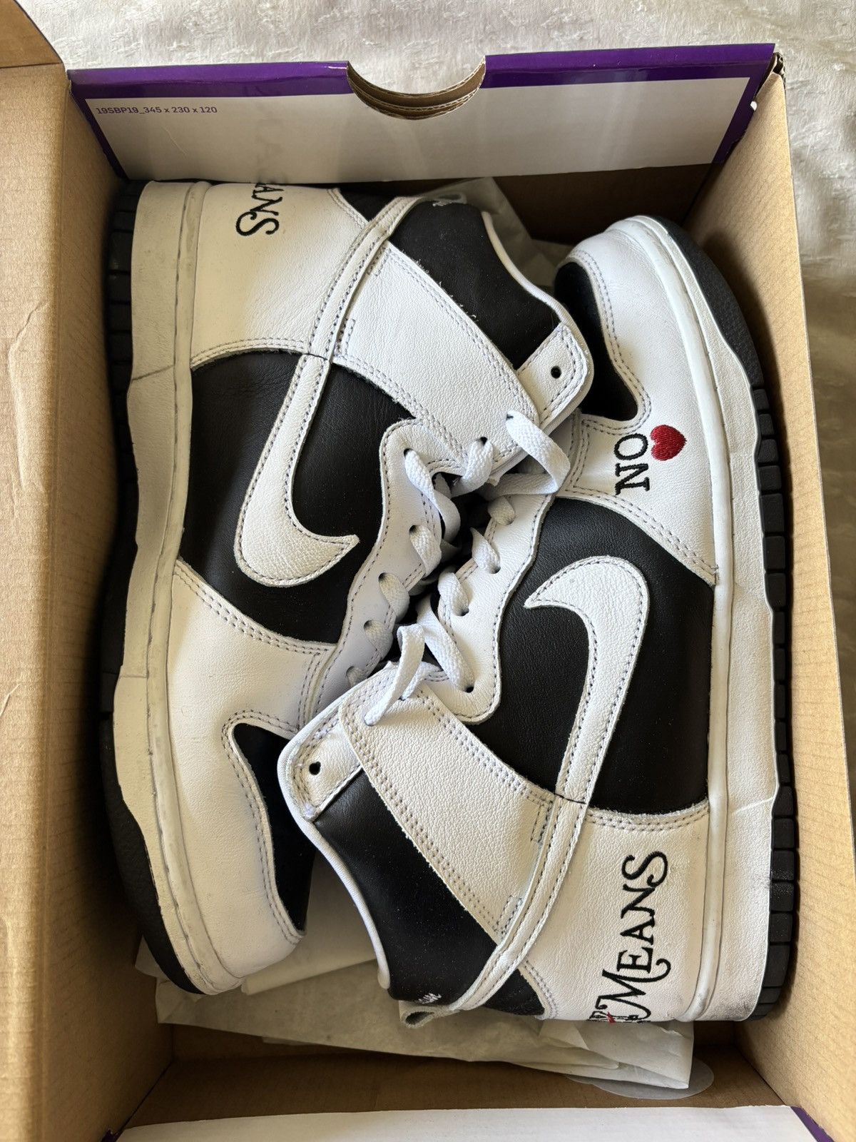 Nike × Supreme SUPREME HIGH TOP SNEAKERS - RARE AND SOLD OUT! Size US 10 / EU 43 - 1 Thumbnail
