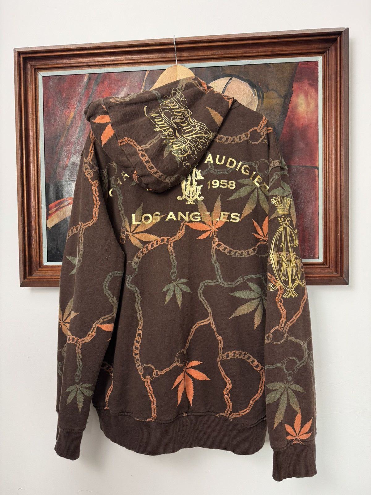 Ed Hardy Y2K ED HARDY CHRISTIAN AUDIGIER REVERSIBLE LEOPARD HOODIE Size US XXL / EU 58 / 5 - 2 Thumbnail