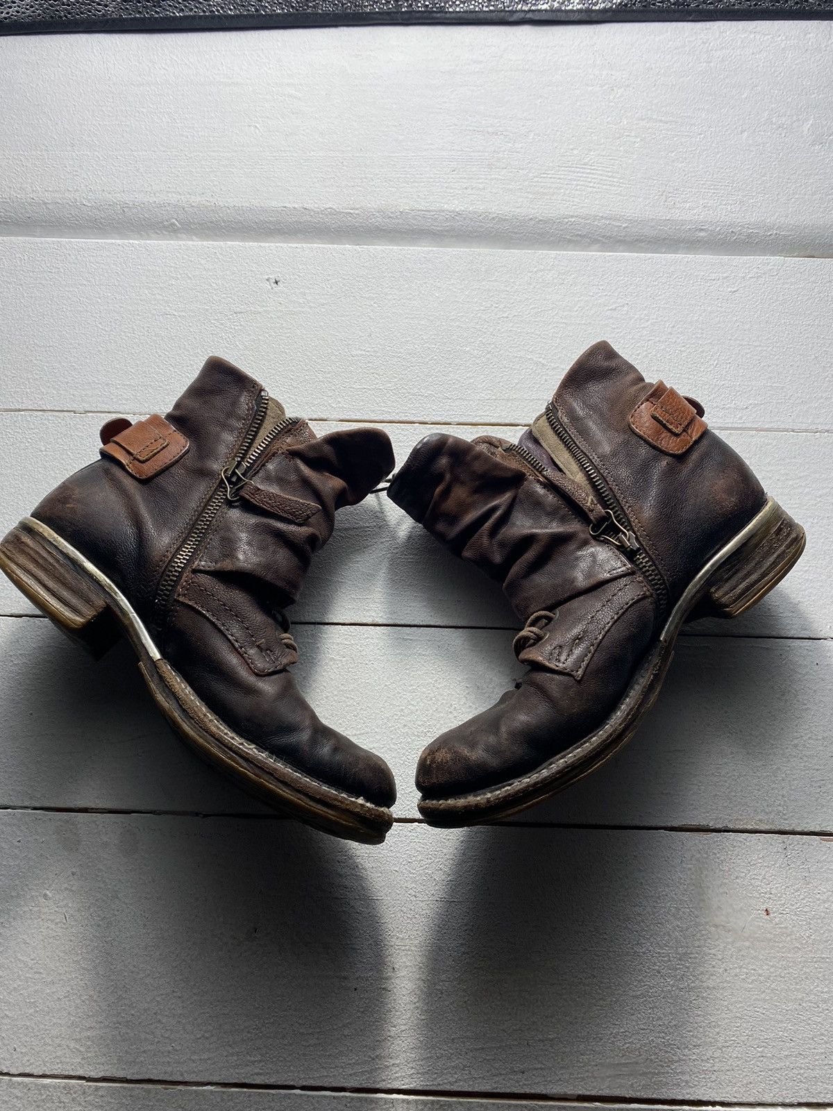 Japanese Brand × Vintage 🔥Avant Garde AS98 Airstep Womens Brown Boots Vintage Rare Size US 7 / IT 37 - 17 Thumbnail