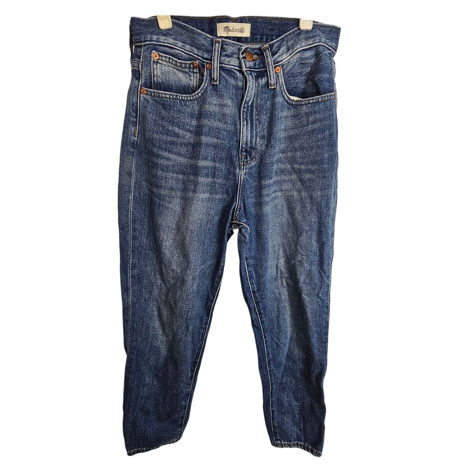 Madewell Madewell Womens The Momjean High Waist Sz 27 Denim Pants Size 27" / US 4 / IT 40 - 1 Thumbnail