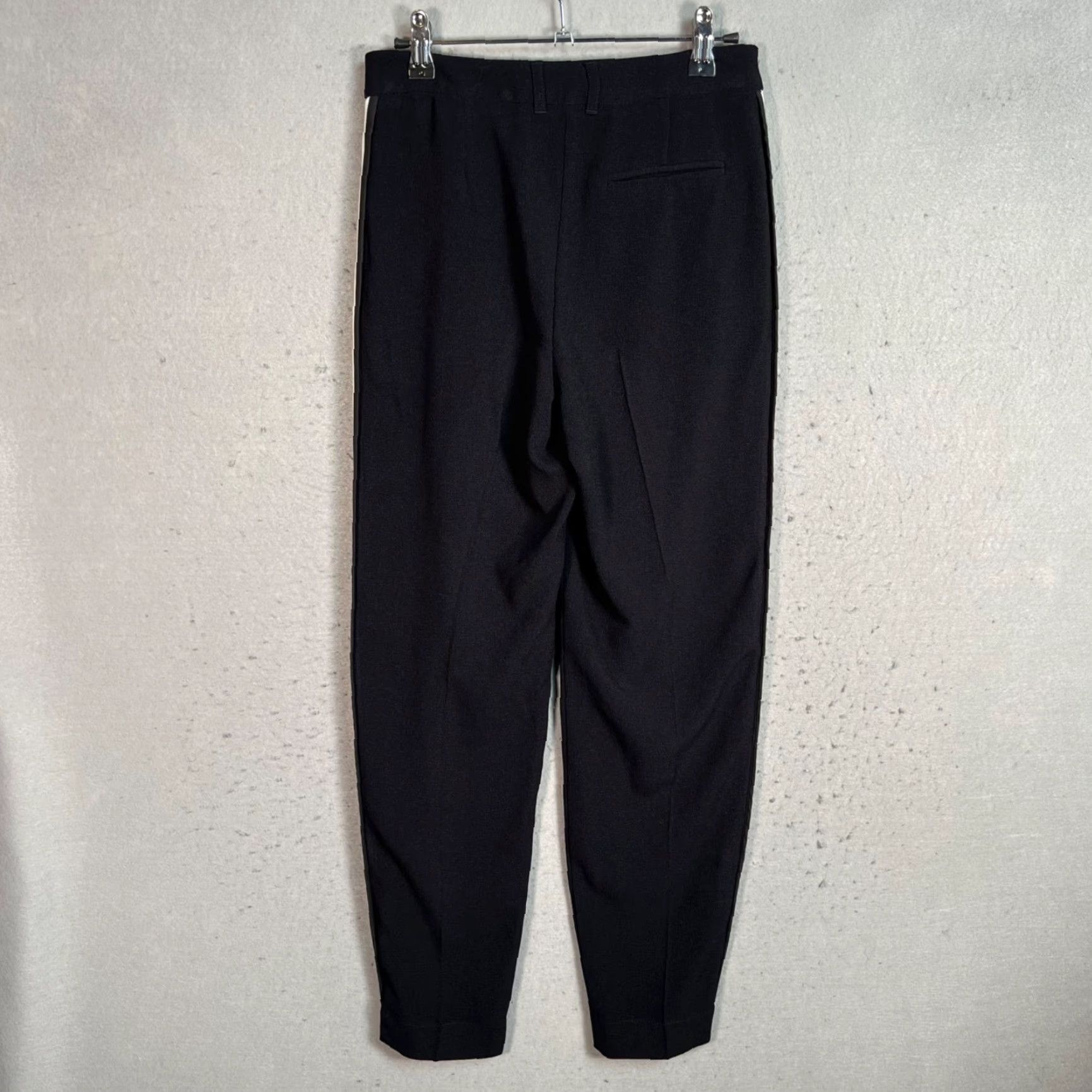 Topshop Topshop Trousers Dress Pants Black With White Side Stripe Size 2 Womens Size 26" / US 2 / IT 38 - 2 Thumbnail