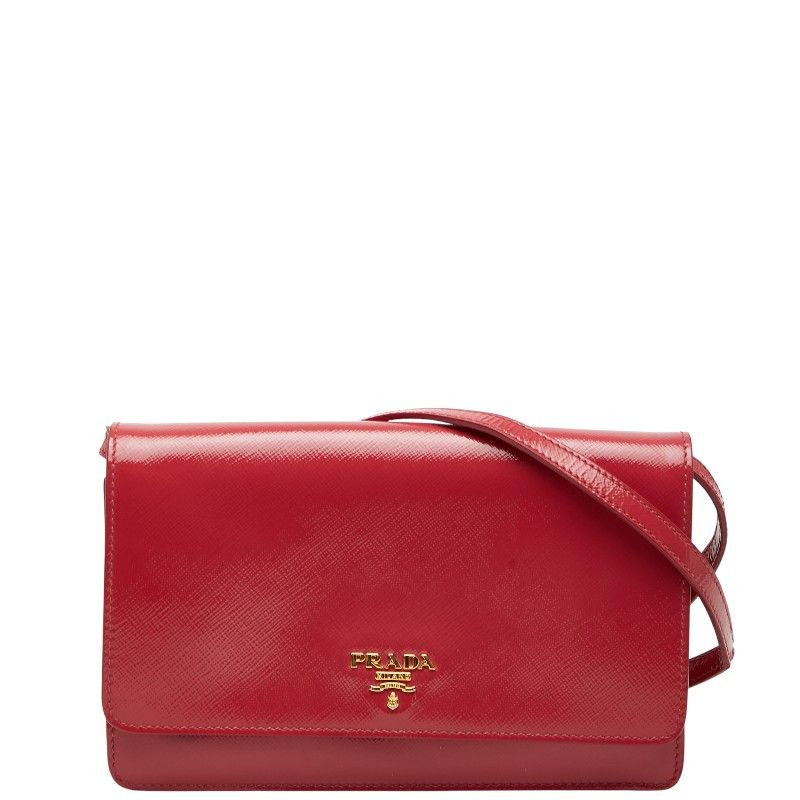 Prada Prada 1M1361 Saffiano Leather Shoulder Bag Leather Shoulder 1M1361 DUTY FREE for USA