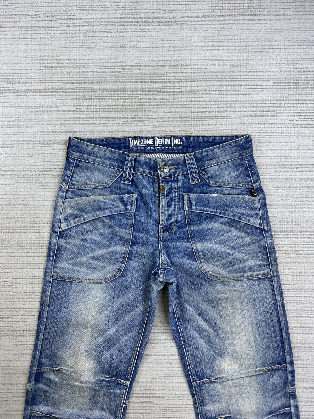 Japanese Brand 🔥STEALS Timezone Japan Rare Design Denim Jeans Pants Size US 32 / EU 48 - 5 Thumbnail