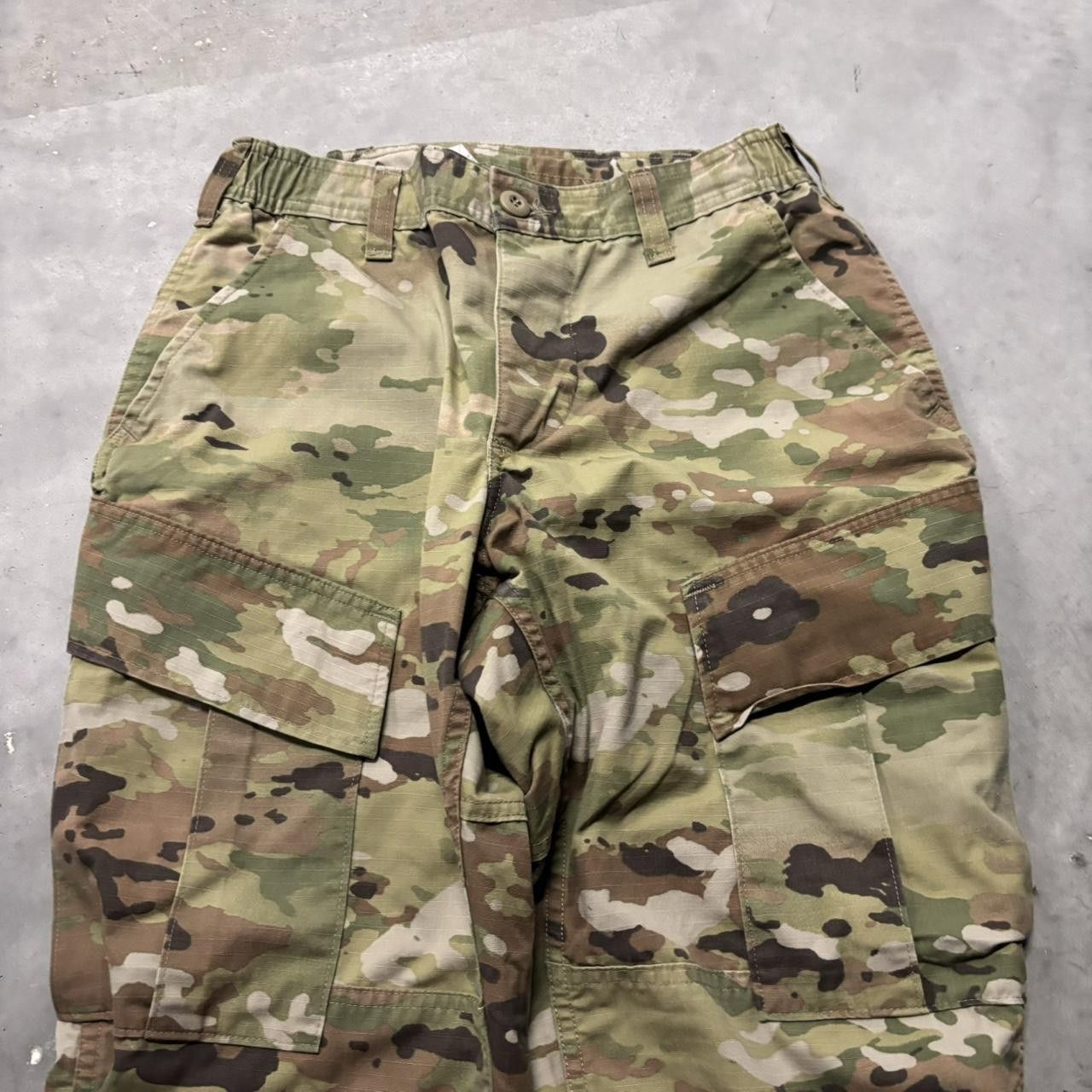 Japanese Brand × Vintage Crazy Vintage Y2K/2000s Military Camo Streetwear Skater Cargo Pants! Size US 28 / EU 44 - 5 Thumbnail