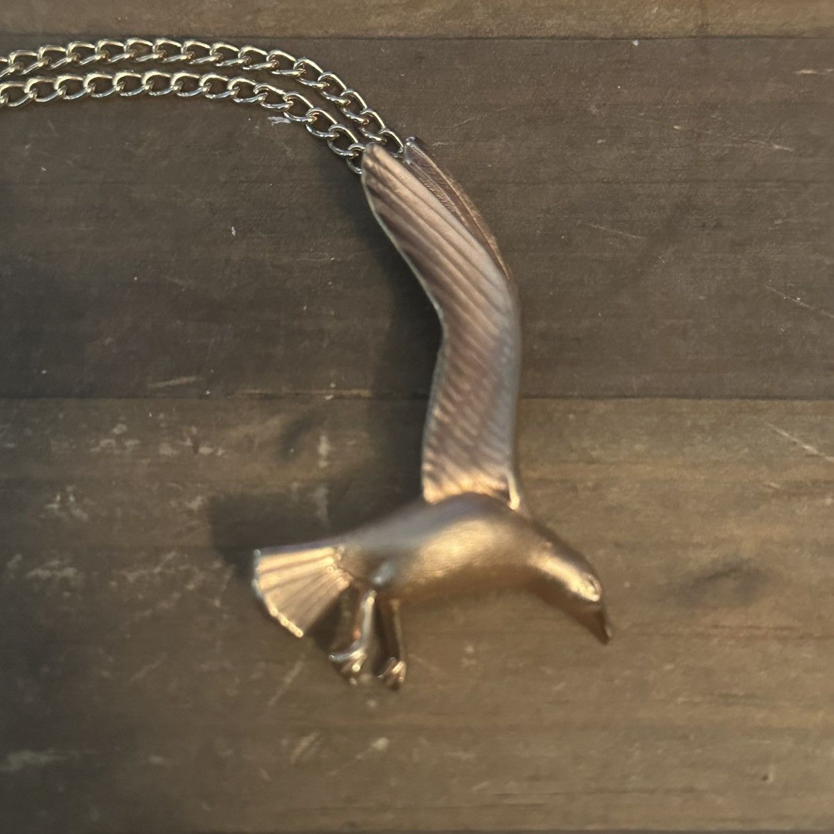 Other × Vintage Vintage Giovanni gold tone seagull pendant necklace Size ONE SIZE - 4 Thumbnail