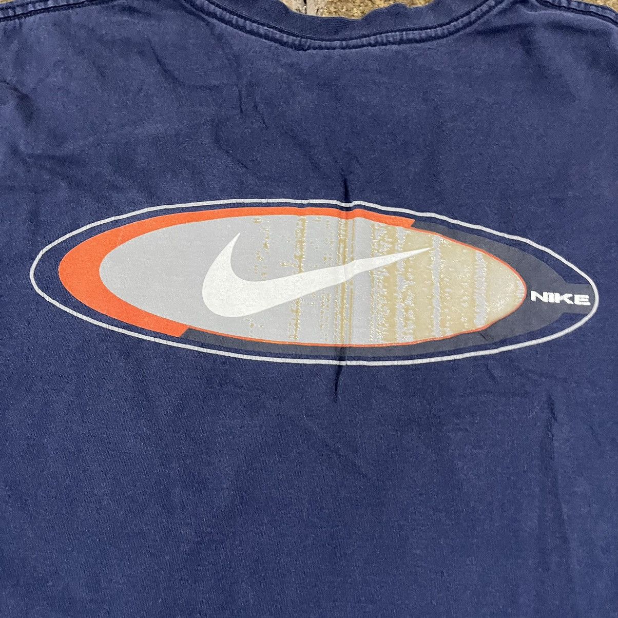 Nike × Vintage Crazy Vintage Y2K Nike Swoosh Logo Skater Style Tee Shirt Size US XL / EU 56 / 4 - 8 Thumbnail