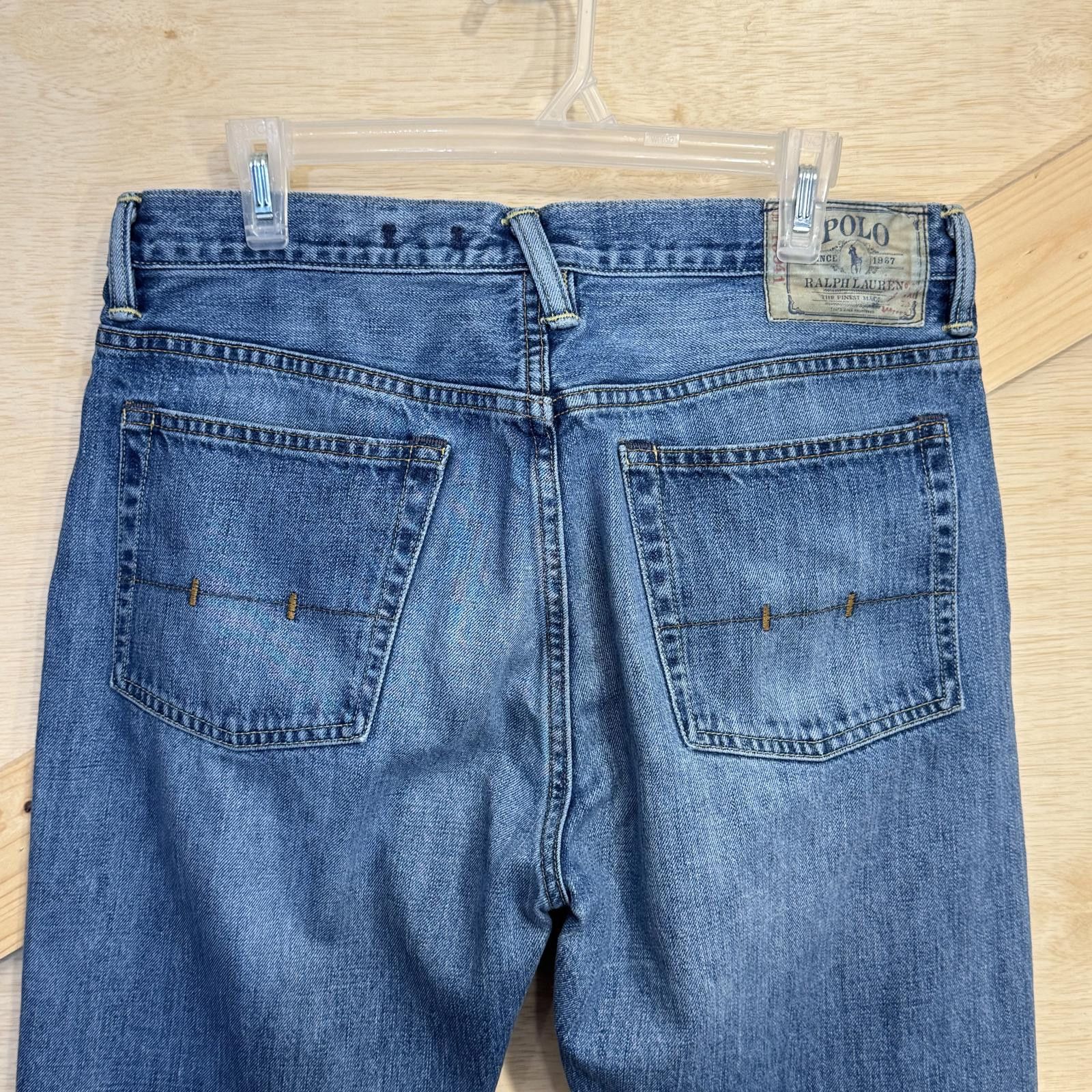 Polo Ralph Lauren Vintage Polo Ralph Lauren Jeans 15941 Classic Blue 33x32 Size US 33 - 3 Thumbnail