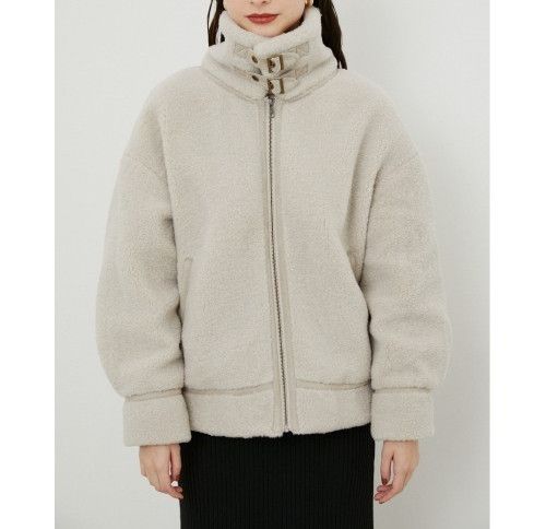 Japanese Brand Rienda Faux Shearling B3 jacket Style Size S / US 4 / IT 40 - 1 Thumbnail