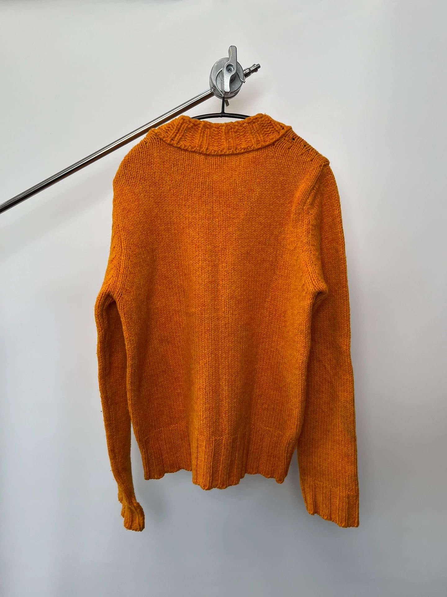 Dries Van Noten Dries Van Noten Chunky Knit Wool Orange Sweater L Size L / US 10 / IT 46 - 6 Thumbnail