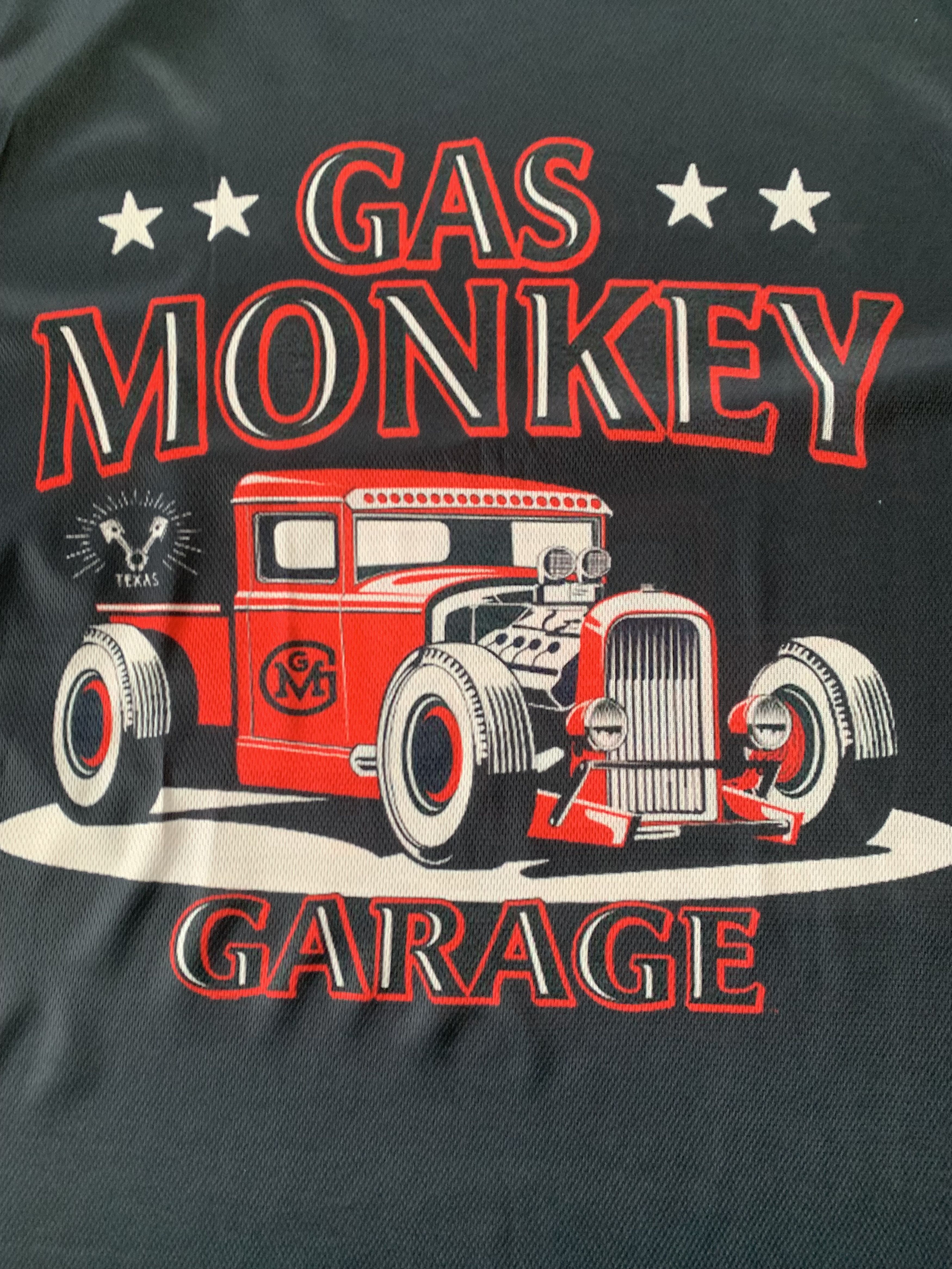 Japanese Brand Gas Monkey Garage Printed Training T-Shirt Size US XXL / EU 58 / 5 - 5 Thumbnail