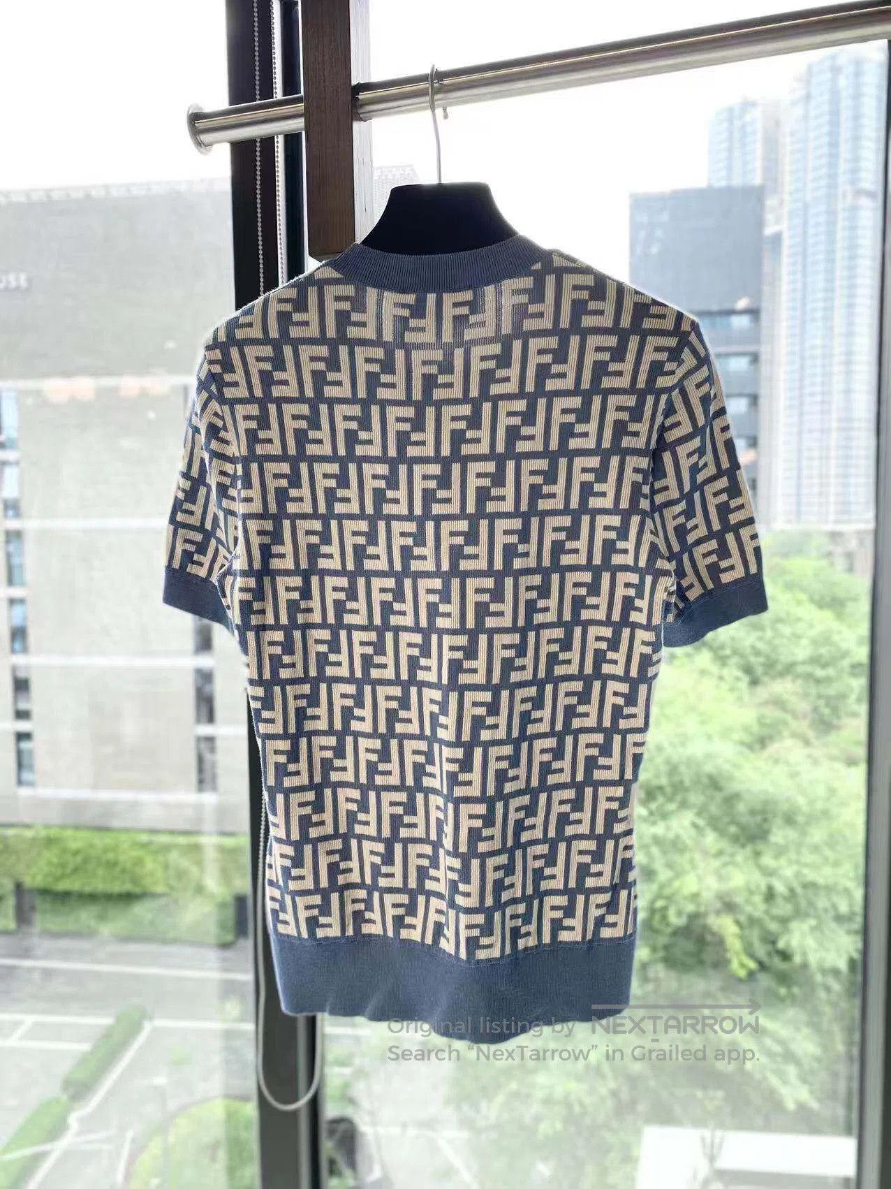 Fendi Fendi FF Monogram Crew Neck Knit Top| Size XS / US 0-2 / IT 36-38 - 3 Thumbnail