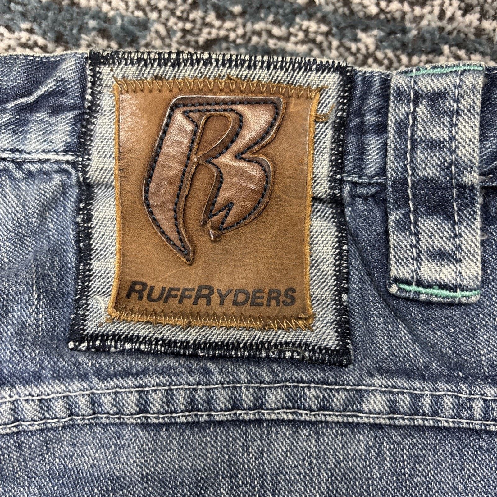 Ruff Ryders Vintage Y2k Ruff Ryders Baggy Denim Blue JeansMen’s 32 x 36 Size US 32 / EU 48 - 14 Thumbnail