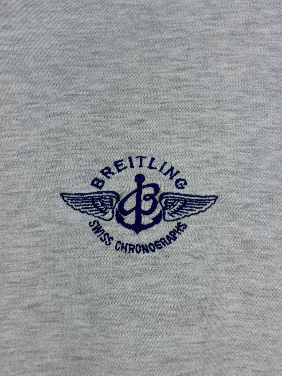 Breitling × Hanes × Vintage Breitling Swiss Chronographs Vintage Hanes T-Shirt Size US L / EU 52-54 / 3 - 5 Thumbnail