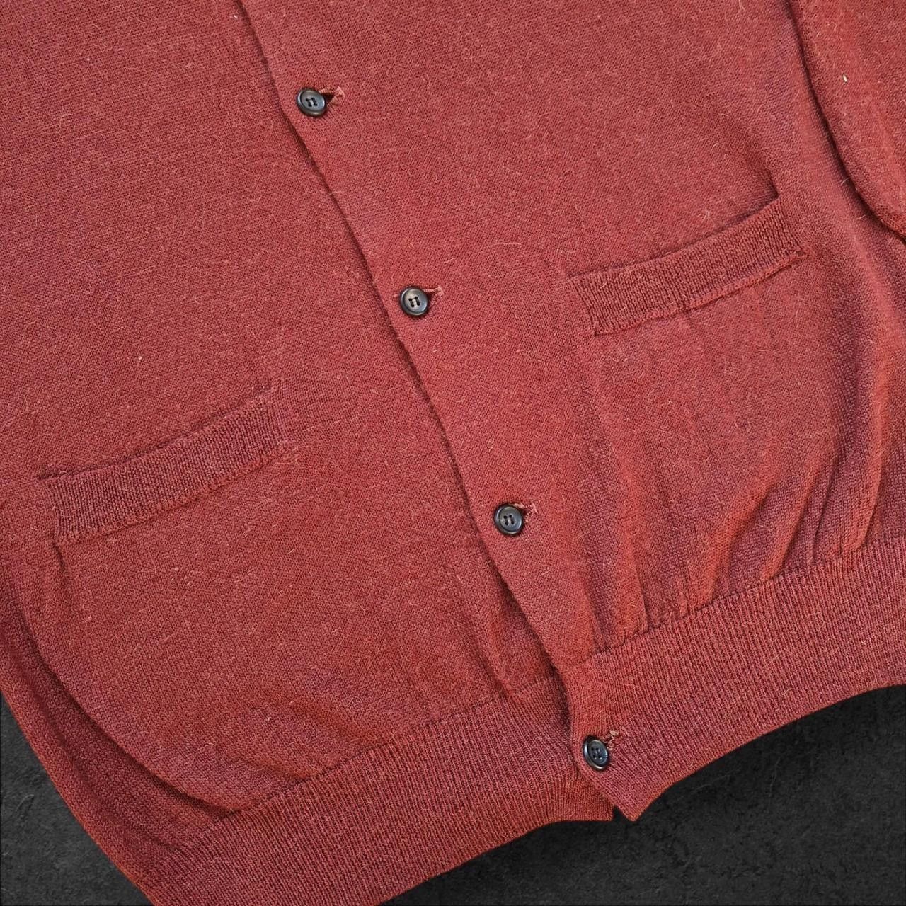 Y's for Men Mens vintage Y's by yohji yamamoto red wool cardigan Size US M / EU 48-50 / 2 - 3 Thumbnail