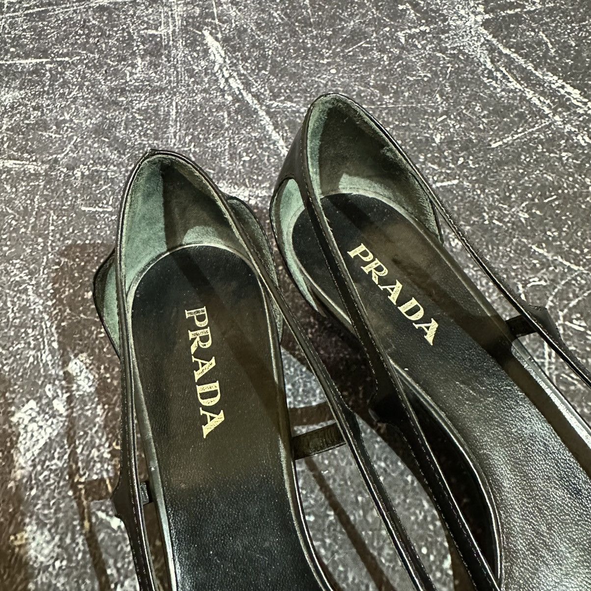 Prada PRADA - Women’s Leather Heels Size 37 Size US 7 / IT 37 - 23 Thumbnail
