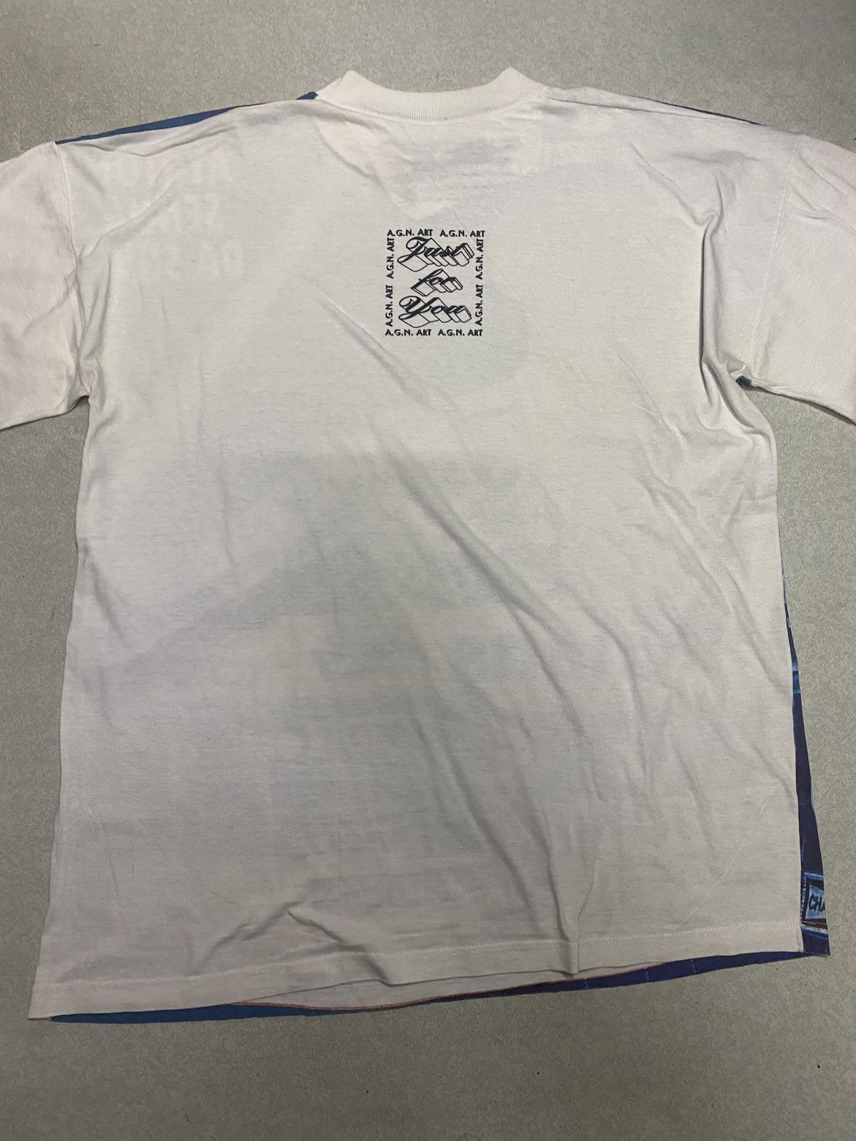Formula 1 × Vintage Vintage Art Ayrton Senna Da Silva Mega Print T Shirt Size US L / EU 52-54 / 3 - 11 Thumbnail