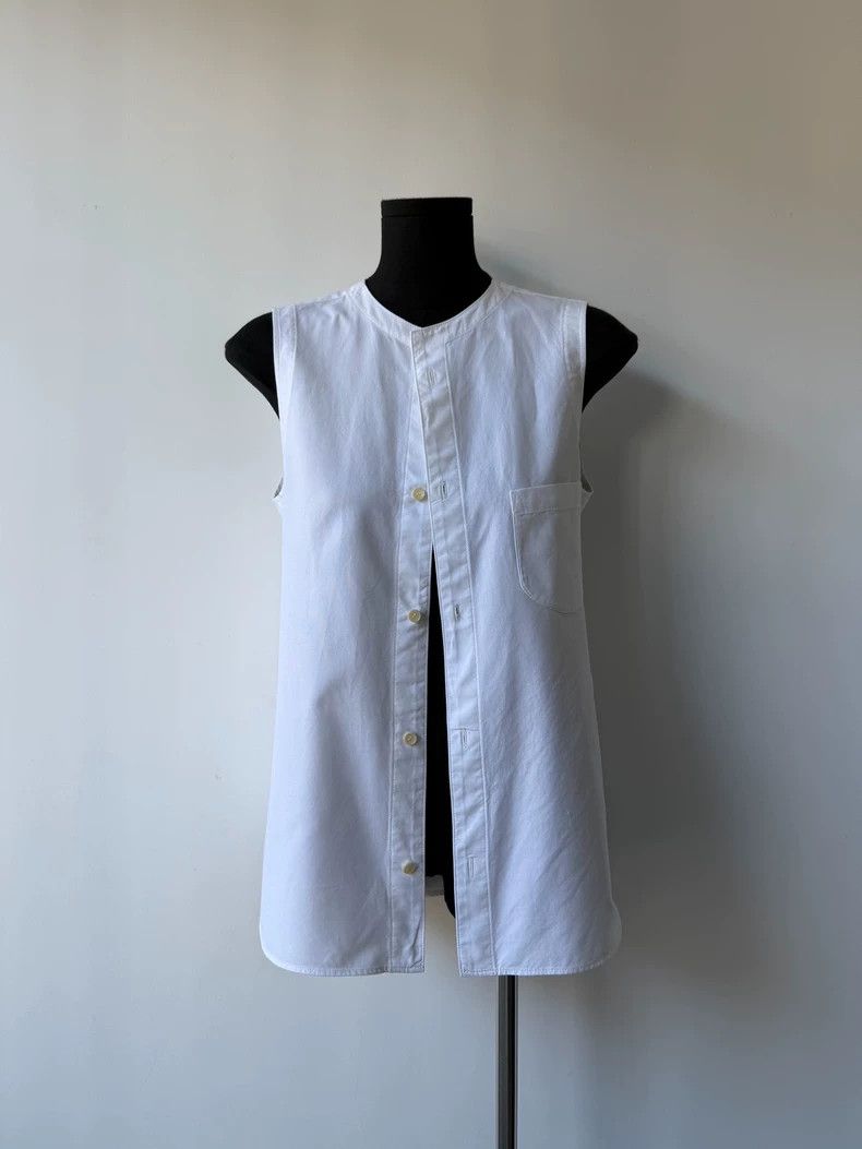 Y's Y's 11 AW Zen Purple Label Sleeveless shirt Size US M / EU 48-50 / 2 - 1 Thumbnail