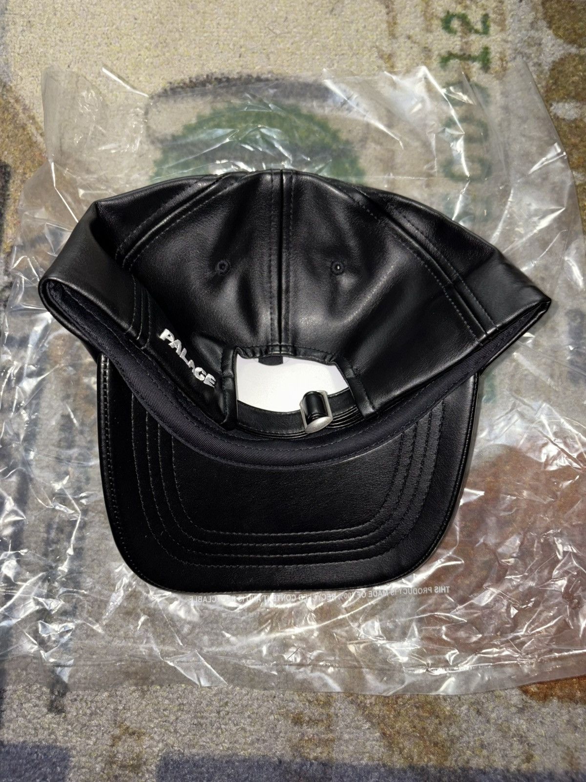 Palace Palace Faux Leather P 6-Panel Hat Size ONE SIZE - 3 Thumbnail